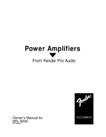 Fender SPL-6000 - Owners Manual 